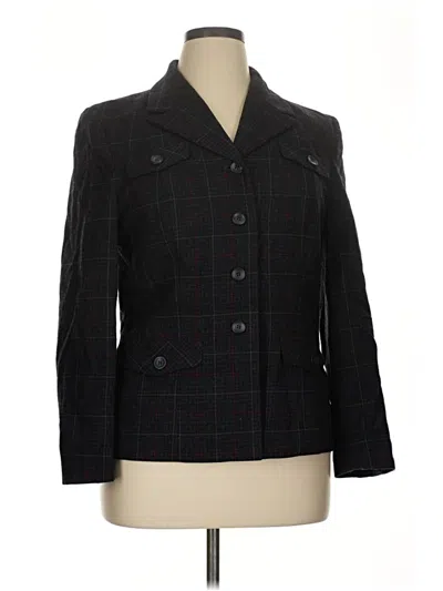 Pre-owned Pendleton Wool Blazer Jacket In Black