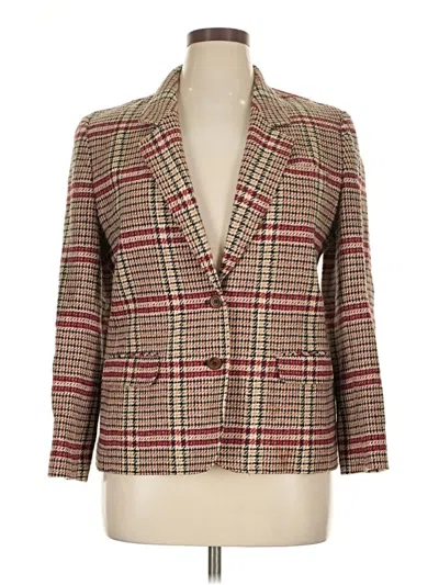 Pre-owned Pendleton Wool Blazer Jacket In Brown
