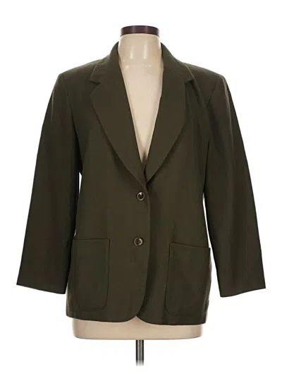 Pre-owned Pendleton Wool Blazer Jacket In Green