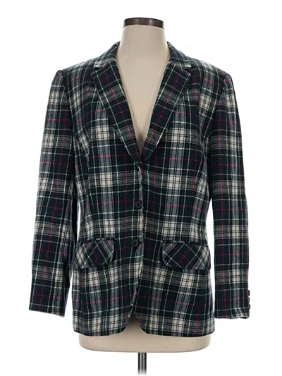 Pre-owned Pendleton Wool Blazer Jacket In Green