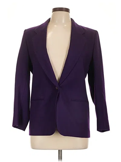 Pre-owned Pendleton Wool Blazer Jacket In Purple