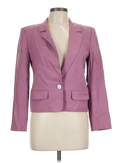 Pre-owned Pendleton Wool Blazer Jacket In Purple