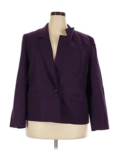Pre-owned Pendleton Wool Blazer Jacket In Purple