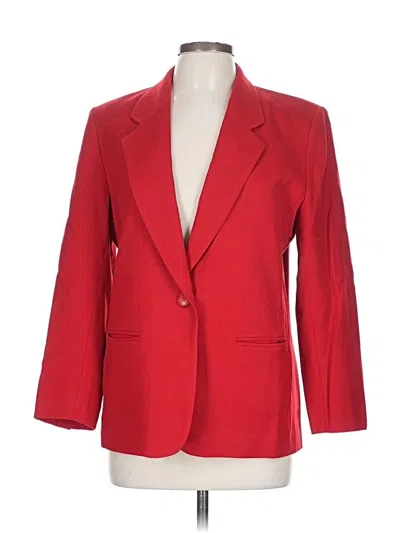 Pre-owned Pendleton Wool Blazer Jacket In Red
