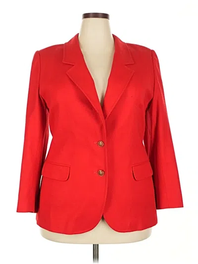 Pre-owned Pendleton Wool Blazer Jacket In Red
