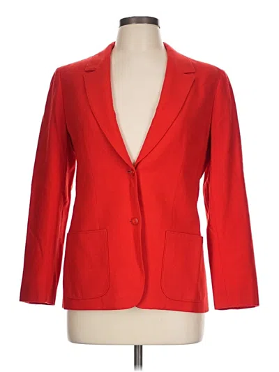 Pre-owned Pendleton Wool Blazer Jacket In Red