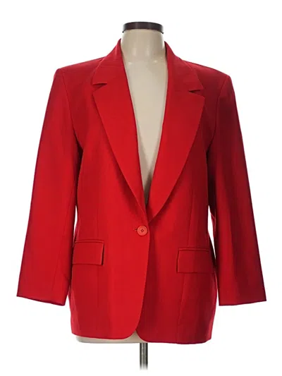 Pre-owned Pendleton Wool Blazer Jacket In Red