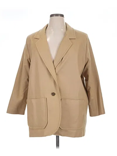 Pre-owned Pendleton Wool Blazer Jacket In Tan