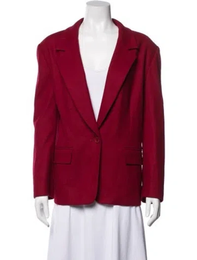 Pre-owned Pendleton Wool Blazer In Red
