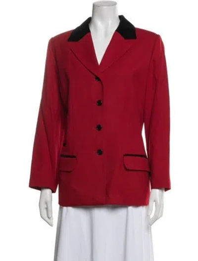Pre-owned Pendleton Wool Blazer In Red