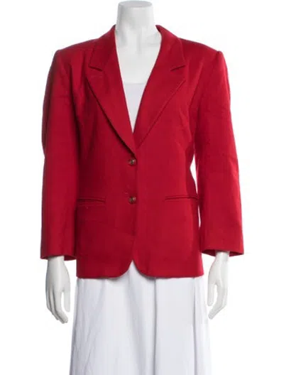 Pre-owned Pendleton Wool Blazer In Red