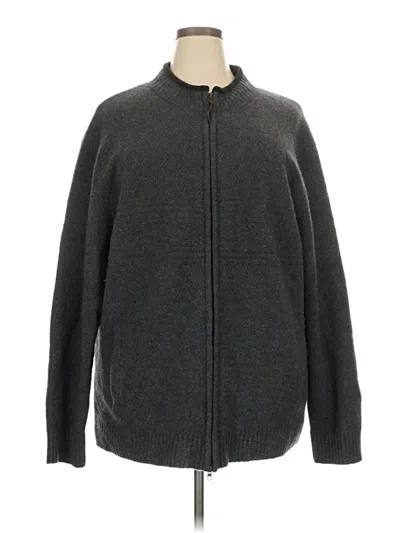 Pre-owned Pendleton Wool Cardigan Sweater In Gray