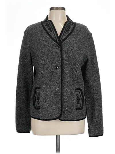 Pre-owned Pendleton Wool Cardigan Sweater In Gray
