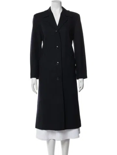 Pre-owned Pendleton Wool Coat In Blue