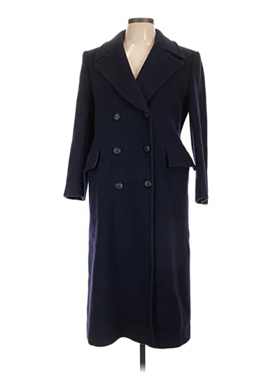 Pre-owned Pendleton Wool Coat In Blue