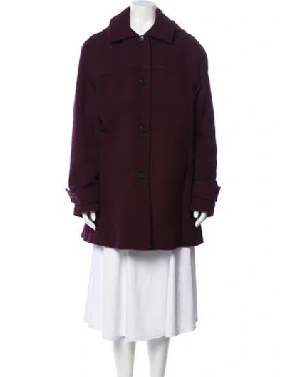 Pre-owned Pendleton Wool Coat In Brown