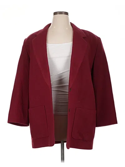 Pre-owned Pendleton Wool Coat In Burgundy