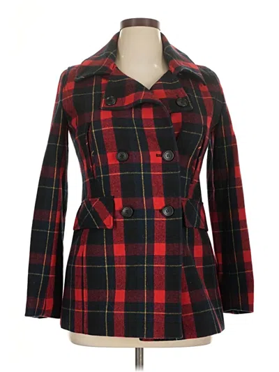 Pre-owned Pendleton Wool Coat In Red