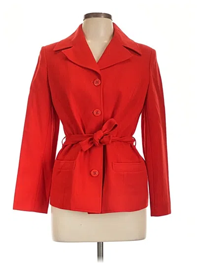 Pre-owned Pendleton Wool Coat In Red