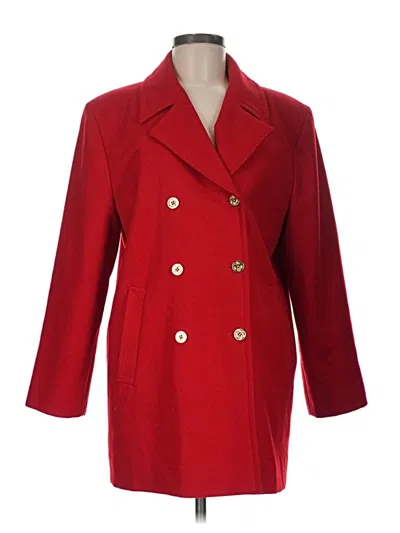 Pre-owned Pendleton Wool Coat In Red