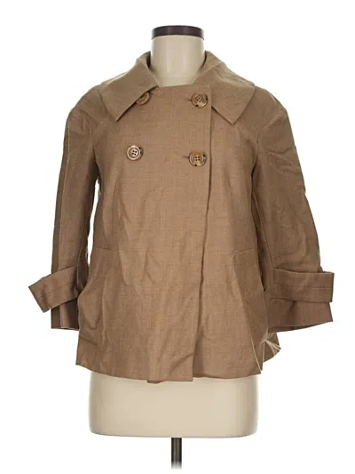 Pre-owned Pendleton Wool Coat In Tan
