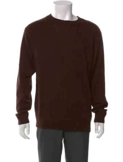 Pre-owned Pendleton Wool Crew Neck Pullover In Brown