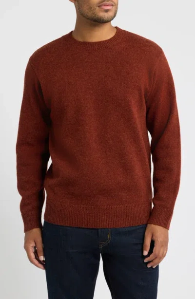 Pendleton Wool Crewneck Sweater In Brown