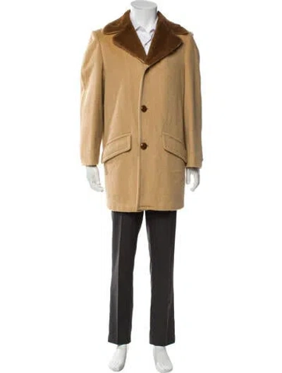 Pre-owned Pendleton Wool Overcoat In Neutral