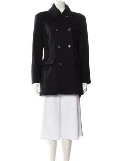 Pre-owned Pendleton Wool Peacoat In Black