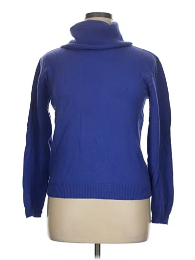 Pre-owned Pendleton Wool Pullover Sweater In Blue