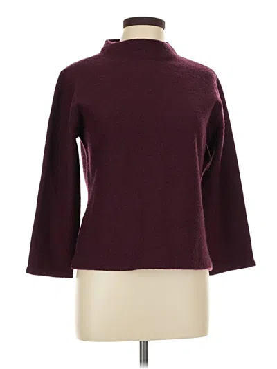 Pre-owned Pendleton Wool Pullover Sweater In Burgundy