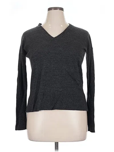 Pre-owned Pendleton Wool Pullover Sweater In Gray