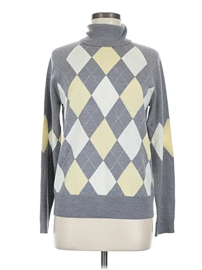 Pre-owned Pendleton Wool Pullover Sweater In Gray