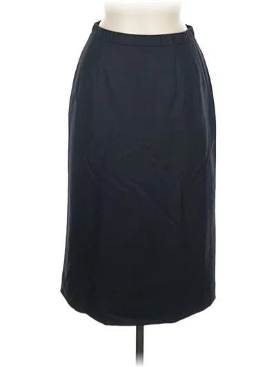 Pre-owned Pendleton Wool Skirt In Black