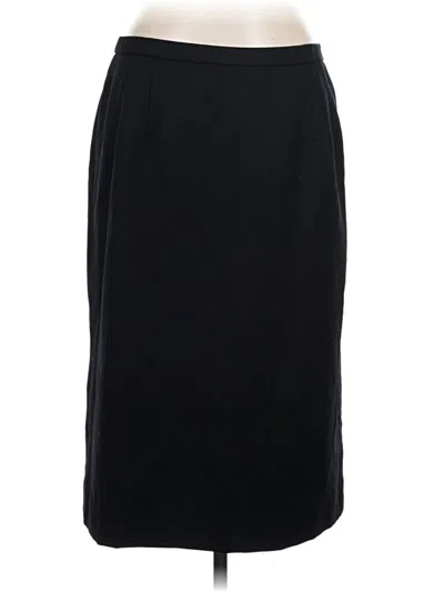 Pre-owned Pendleton Wool Skirt In Black