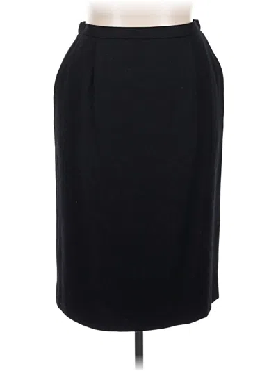 Pre-owned Pendleton Wool Skirt In Black