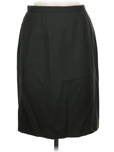 Pre-owned Pendleton Wool Skirt In Black