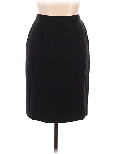 Pre-owned Pendleton Wool Skirt In Black