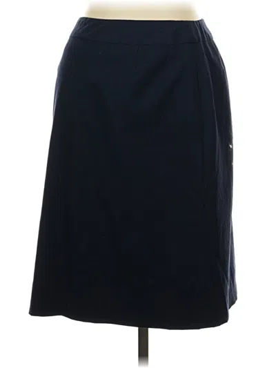 Pre-owned Pendleton Wool Skirt In Black