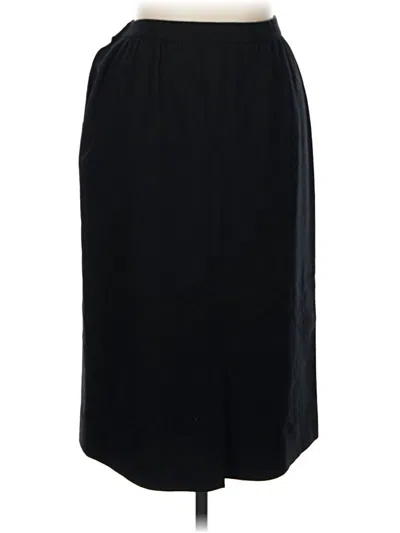 Pre-owned Pendleton Wool Skirt In Black