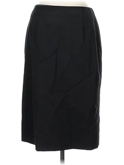 Pre-owned Pendleton Wool Skirt In Black