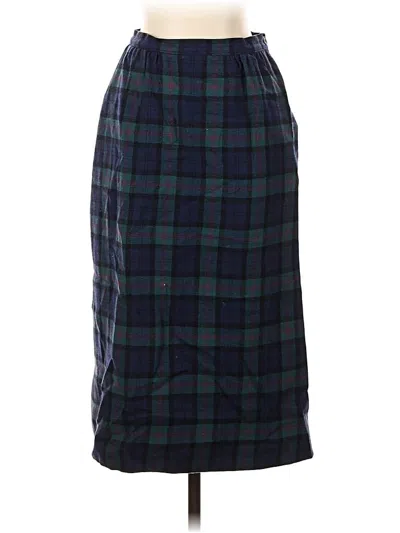 Pre-owned Pendleton Wool Skirt In Blue