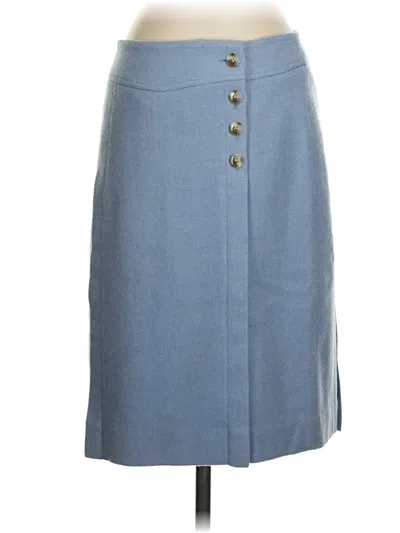 Pre-owned Pendleton Wool Skirt In Blue