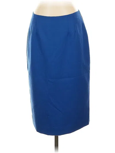 Pre-owned Pendleton Wool Skirt In Blue