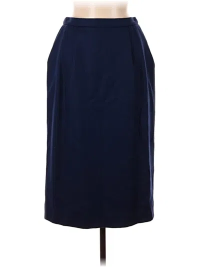Pre-owned Pendleton Wool Skirt In Blue