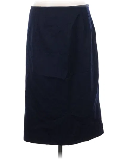 Pre-owned Pendleton Wool Skirt In Blue