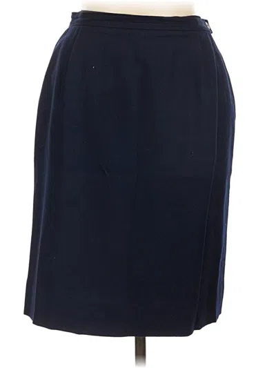 Pre-owned Pendleton Wool Skirt In Blue