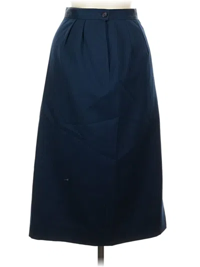 Pre-owned Pendleton Wool Skirt In Blue