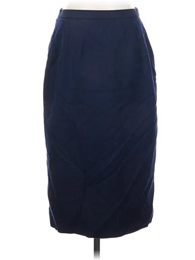 Pre-owned Pendleton Wool Skirt In Blue