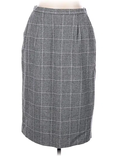 Pre-owned Pendleton Wool Skirt In Gray